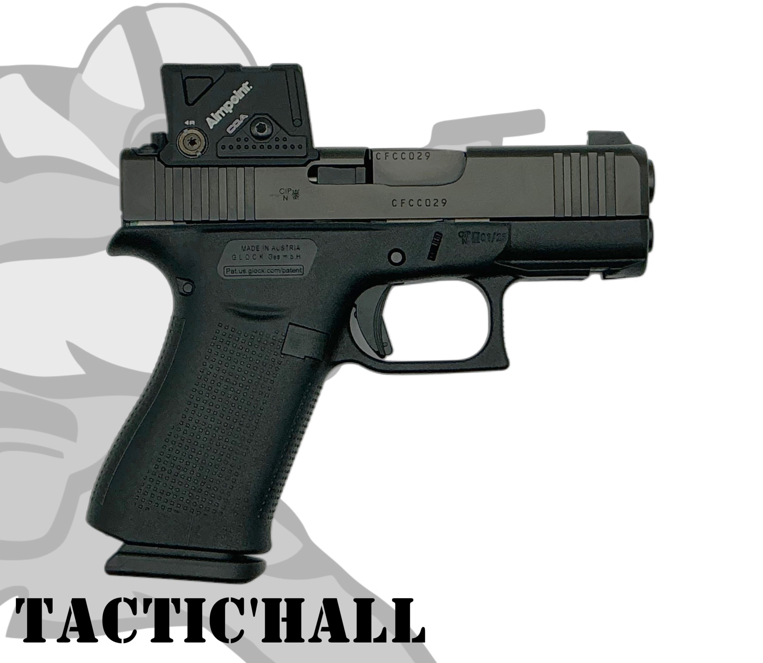 GLOCK 43X GEN 5 COA CAL.9X19