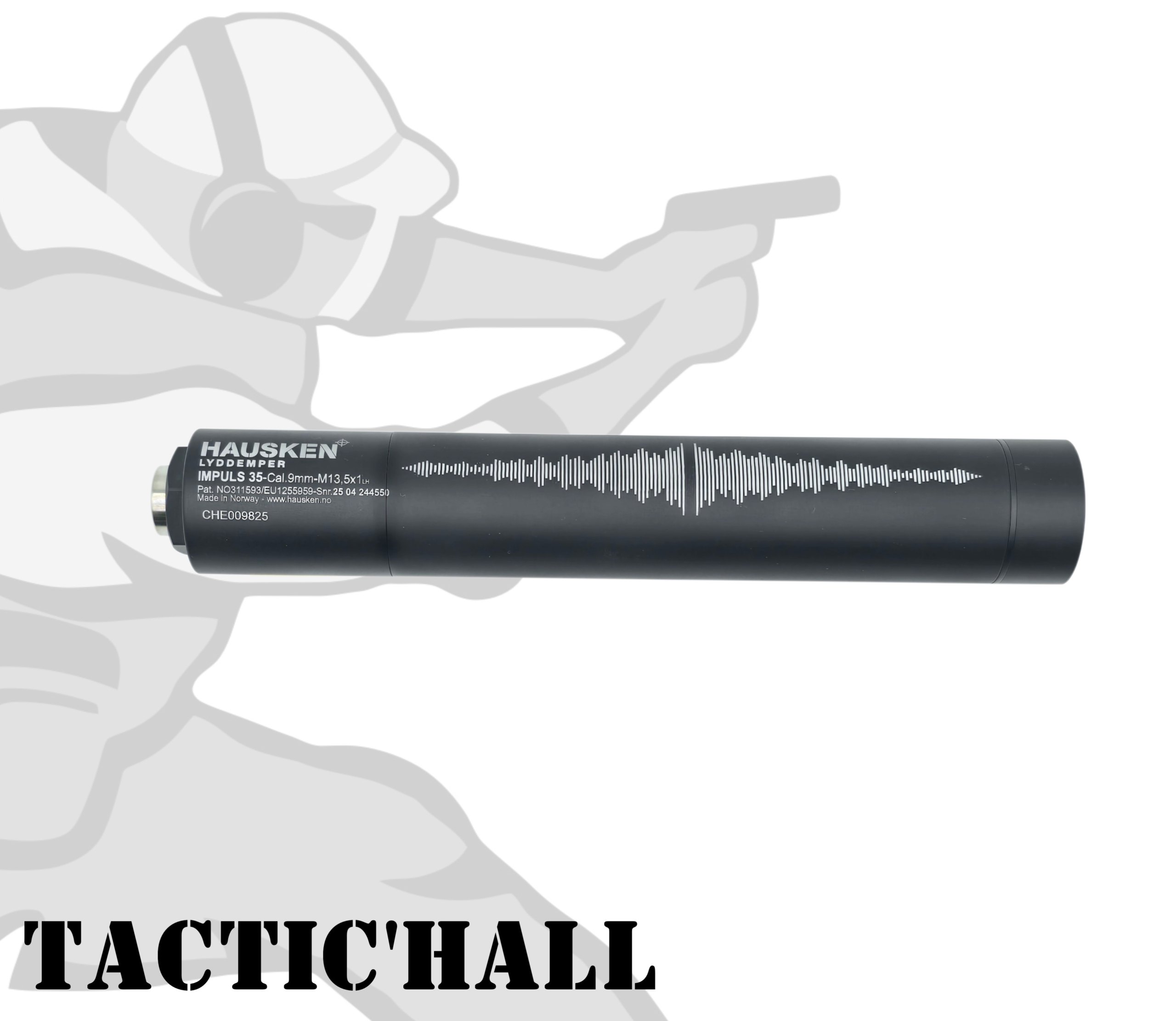 HAUSKEN M13.5X1 LH CAL. 9X19 FILTAGE GLOCK